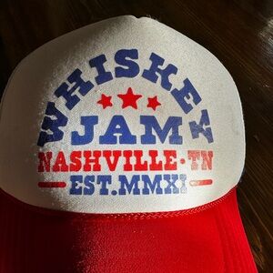 OTTO Whiskey Jam Nashville Royal Blue, Red & White Adjustable Cap